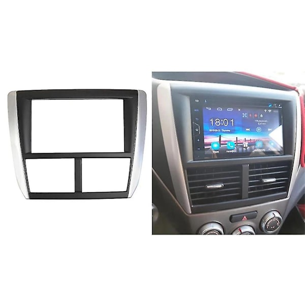 Bilradio Fascia for Forester Impreza 2007-2012 DVD Stereo Rammeplate Adapter Montering Dash Install