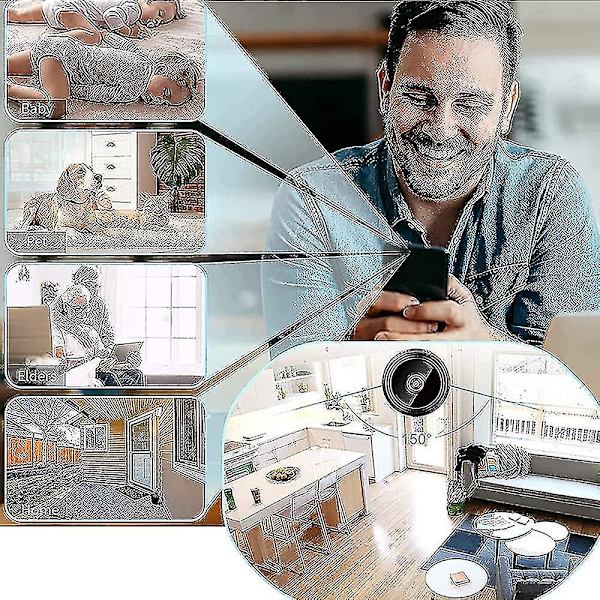 Trådlös Bluetooth Magnetisk Backkamera, Backkamera för Bil Bakre Bildskärm Monitor System