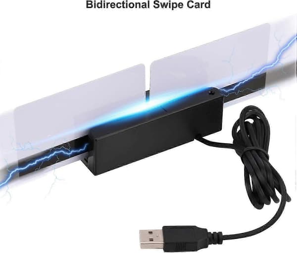 MSR90 USB Magnetisk Kreditkortläsare 3 Spår Mini Smart Card Reader