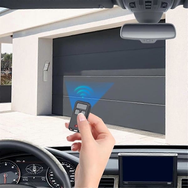 Garageportöppnare Knappsats med 2st 890MAX Garageportöppnare Fjärrkontroller för Öppnare Knappsats