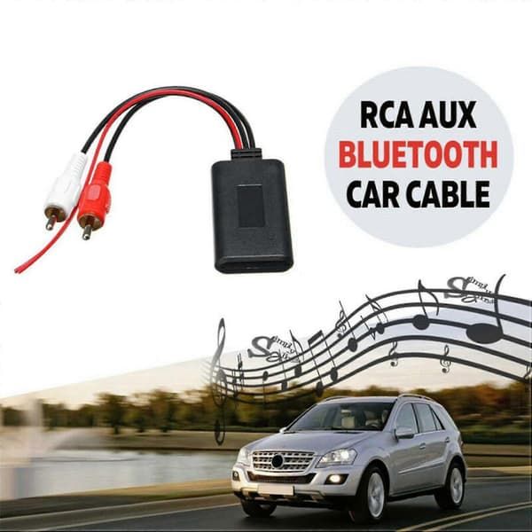 2 st Trådlös Bluetooth-modul för bilstereo med RCA-gränssnitt