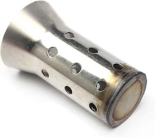 Eksosrør Baffel Rustfritt Stål Universal Motorsykkel Eksos Lyddemper (sølv) (1 stk)