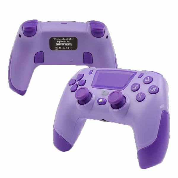Game Elite Controller til PS4 Slim/Pro, Dual Vibration Gamepad til PC, USB Tilsluttet Gamepad, Bluetooth Joystick