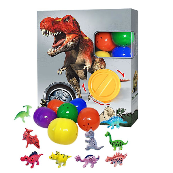 Dinosaurägg Twistmaskin Gashapon Leksak Blind Box Påskägg För Barn Pojkar Presenter