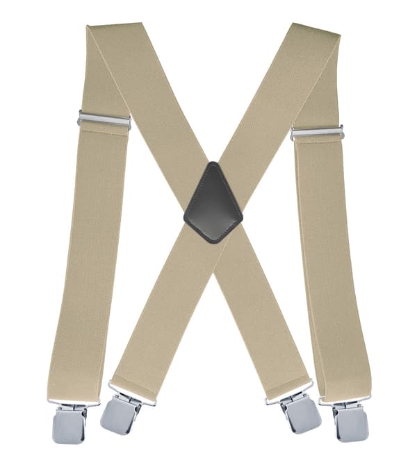 Justerbare elastiske seler Khaki