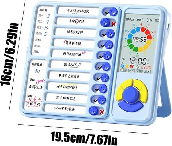 Digital Kökstimer Schemaläggare Digital Timer med Högt Alarm för Barn