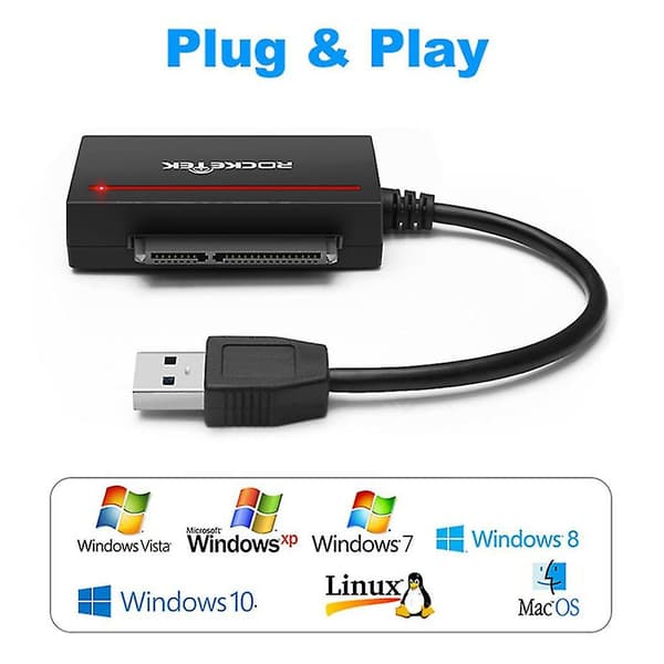 Cfast 2.0 Læser Usb 3.0 Til Sata Adapter Cfast 2.0 Kort Og 2.5 Tommer Hdd Harddisk/Læs Skriv Ssd