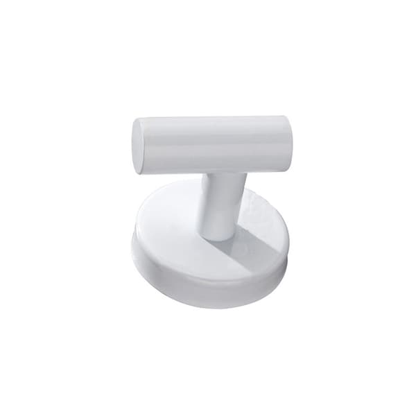 2-pack Wall Hooks - White Self-Adhesive Hooks