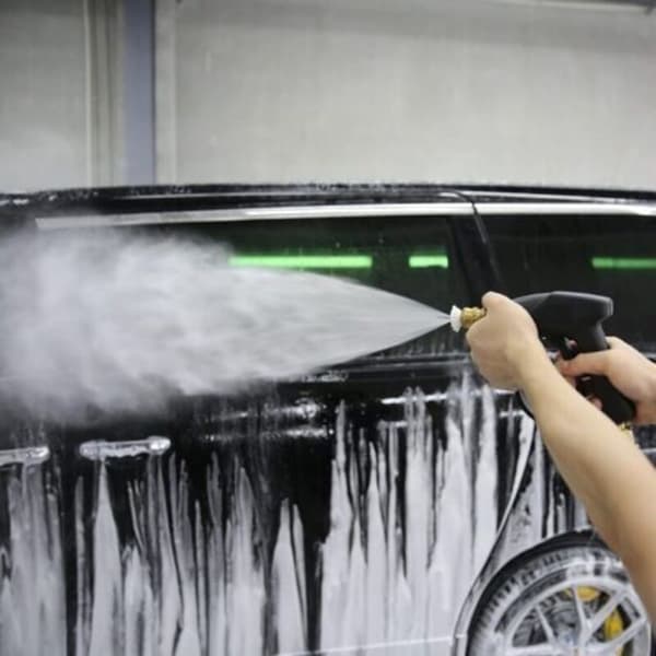 Högtryckstvättspistol, 3000 PSI Max med 5 färgkodade snabbkopplingsmunstycken, M22 3.0 slanganslutningsspets