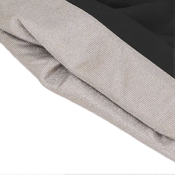 Hatt Bomulls Beanie Slouch Beskyttende Beanie Hatt Motetilbehør Kompatibel for Menn Kvinner Svart