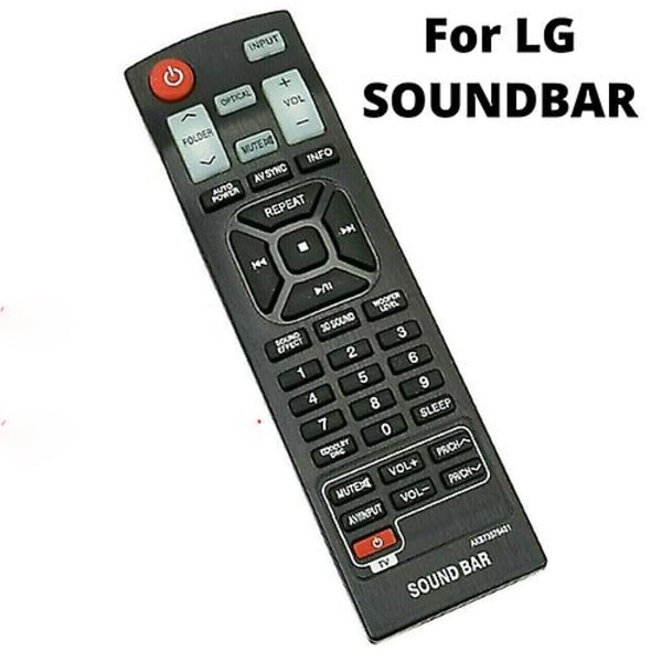 Fjernkontroll AKB73575401 for L/G Soundbar Nb2430A Nb4540 Erstatningsfjernkontroll