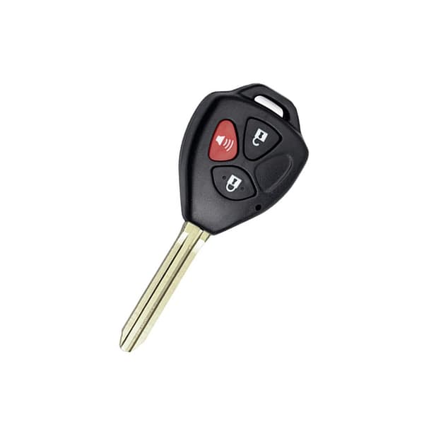 Car Key Shell Compatible with Toyota Camry Corolla - Replacement Remote Control Shell, Black ABS