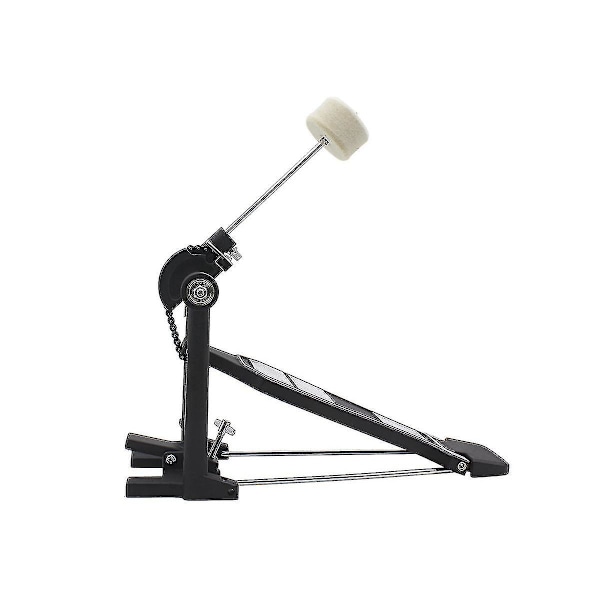 Trumset Enkelstegs Jazz Trumpedal Botten Trumövningssteg Hammare Dubbelkedja Steg Hammare Slagverksinstrument