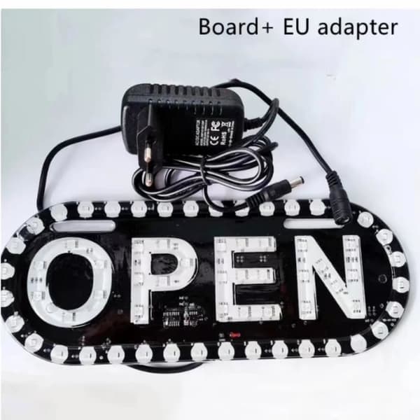 LED reklamepanel, displaytavle, til butik, åbent banner, 12v DC LED lys