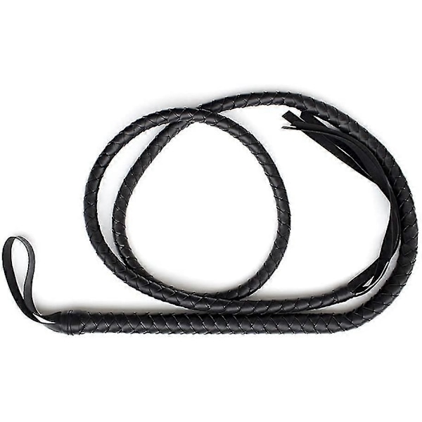 Kostymer Pisk Lær Bullwhip Torero Oksepisk Flettet Hale Hesteutstyr Hest