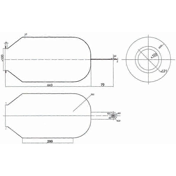 Komplett erstatningshode for Series 5000 barbermaskiner