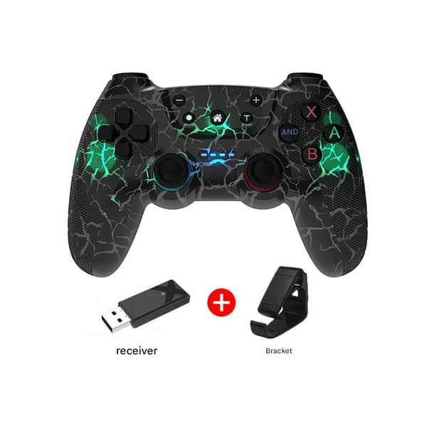 Trådløs spilcontroller til Switch/PC/STEAM/IOS/Android, 6-akset gyroskop, vibration, åndedrætslys stil 3