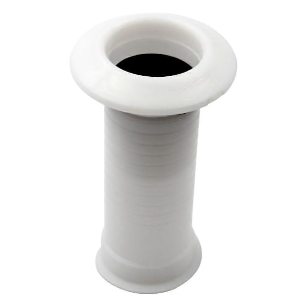 Plastbelagda Skrovgenomföringar 2\" - 4-3/4\" Slang för Båtar Vit