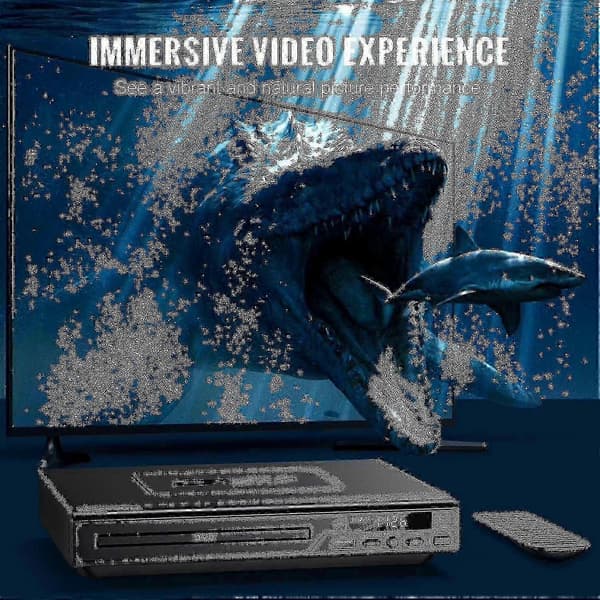 Blu-ray DVD-soitin kaukosäätimellä ja HDMI-liitännällä televisiolle