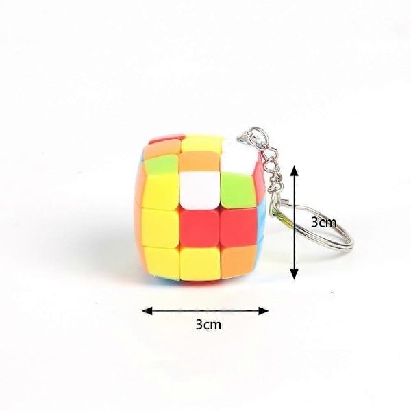 Mini Cube 3x3x3 Avaimenperä Taikakuutiot Palapeli Mofangge Aloittelijoille Ammattilaisille Cubo Magico Lelut Lapsille