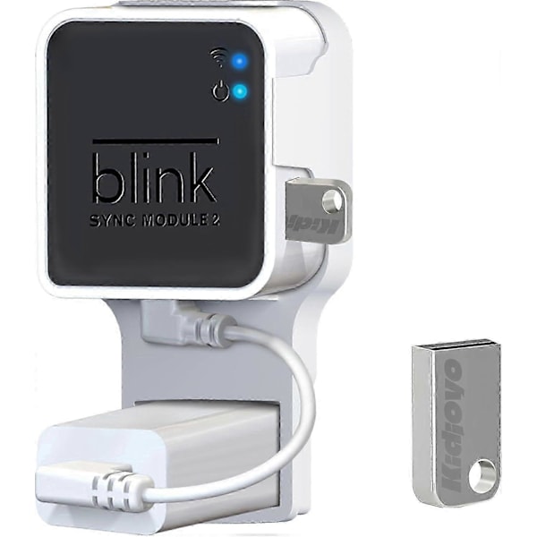 2025 Senaste Modell 256GB USB-minne & Väggfäste för Blink Sync Module 2