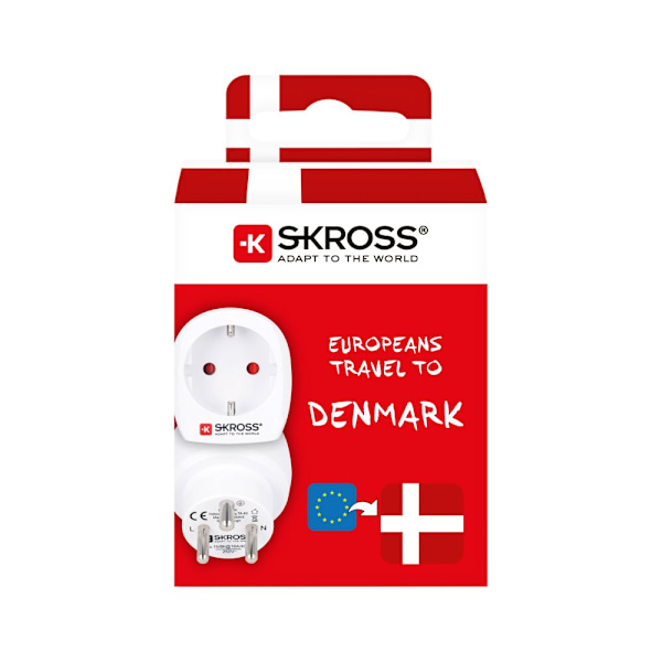 Reseadapter Europa till Danmark Jordad