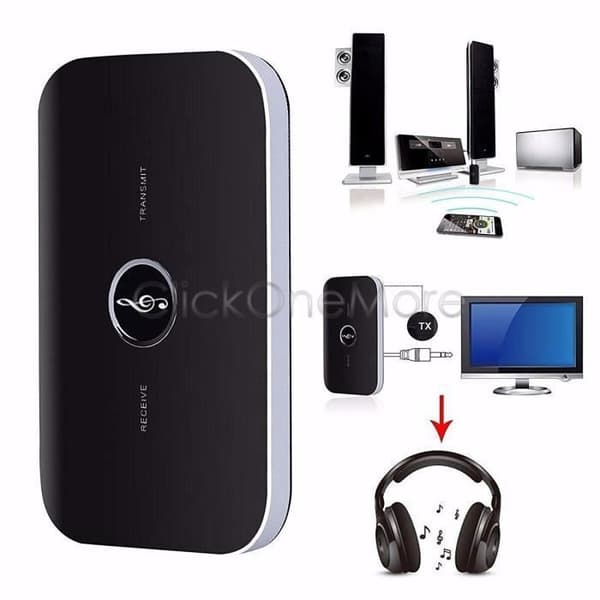 Trådløs Bluetooth HiFi 2-i-1 lydsender/-mottaker 3,5 mm RCA musikkadapter