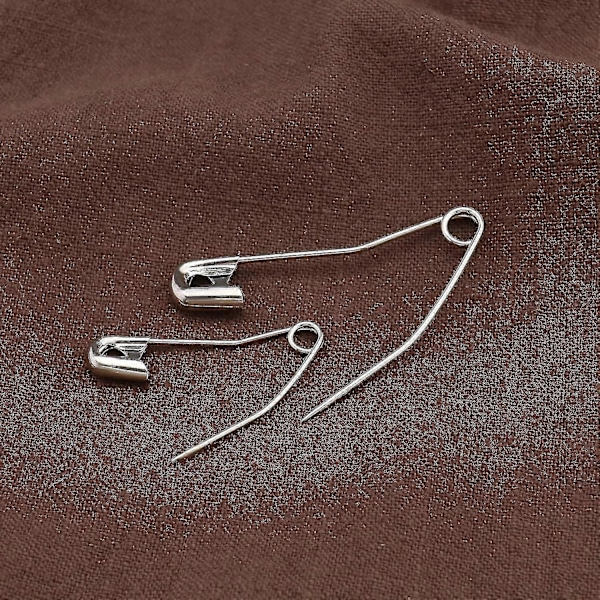 100 st Böjda Säkerhetsnålar Böjda Säkerhetsnålar Quiltningsnålar Böjda Tråckelnålar Kontorstillbehör (28mm)