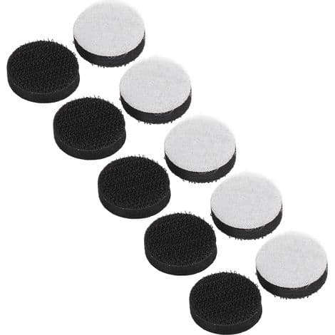 10 Stykker 25 mm Velcro Slibepuder til Polering og Slibning