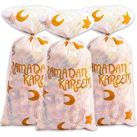 50 Eid Mubarak presentpåsar för godis och kex, Kareem 2024 dekoration
