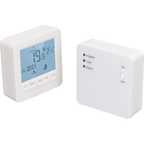 Programmerbar Trådlös Smart Termostat för Elektriska Radiatorer, Säker 230V