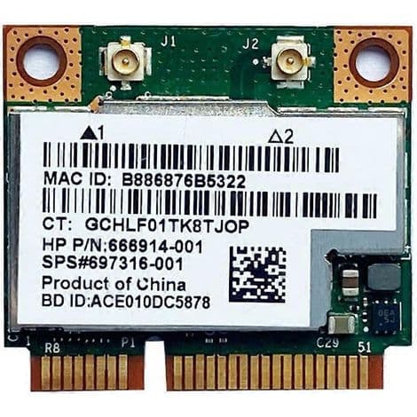 Mini PCIE Dual Band BT4.0 WiFi-kort med Bluetooth, BCM943228HMB