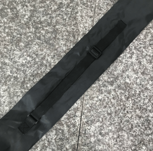 Opbevaringstaske til Trekkingstave med Rem Sort 17x70 cm