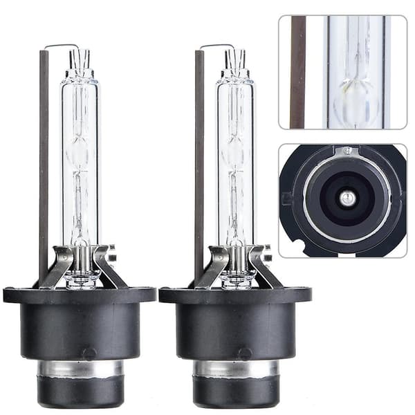 2 stk. D2S 6000K 35W Xenon erstatningspærer for biler