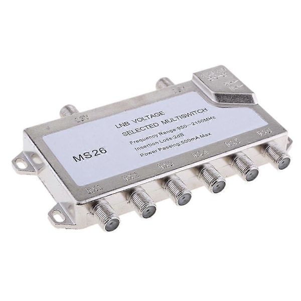 18V Multi Switch LNB Satelliitti FTA 6 Ulostuloa Yhdistäjä LNBF Lautasantenni JS-MS26