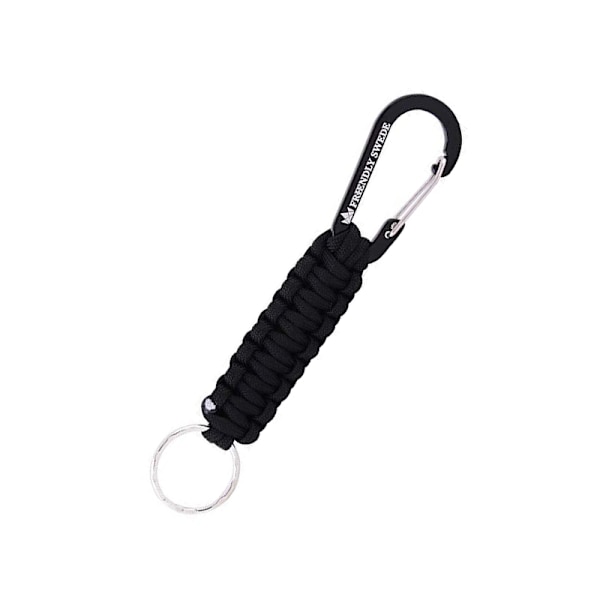 Paracord-avainnippu, musta