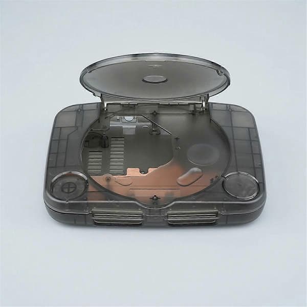 Til PS ONE Retro Videospil Kabinet Transparent Hvid