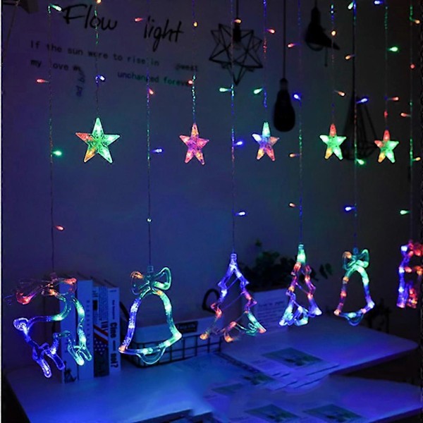 6 stk. Sugnappe Lysstreng, Sugnappe Lysstreng Vindue, Sugnappe Lysstreng, Sugnappe Lysstreng Jul, Led Sugnappe Jul, Sugnappe Led