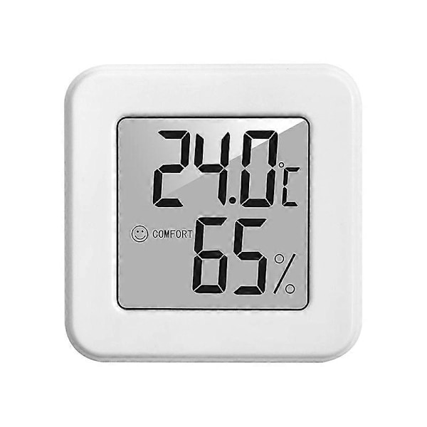 Mini Indendørs Termometer LCD Digital Temperatur Rum Hygrometer Måler Sensor Fugtighedsmåler Indendørs Termometer Temperatur