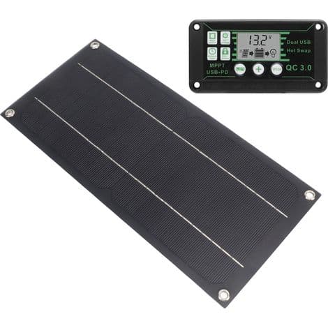 600W 18V Monokristallin Solpanel för Bil, Husbil, Flygplan, Utomhus, Jordbruk och Plantering