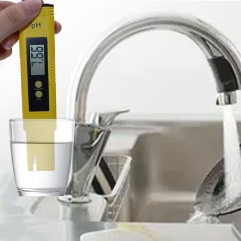 Digital poolvattenkvalitetstestare, elektronisk pH-mätare, elektronisk pH-mätare med LCD-display, pH-test för simbassänger, pooltestare, Sp