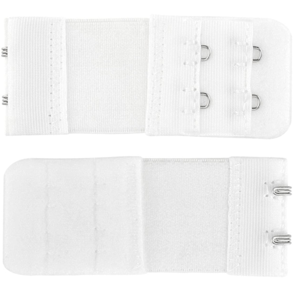 BH-förlängare Dubbla hakar Vit/Svart/Beige 3-pack MultiColor