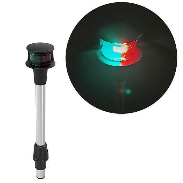 Bådlys LED Navigationslys Signallys Plugin Dobbeltfarve