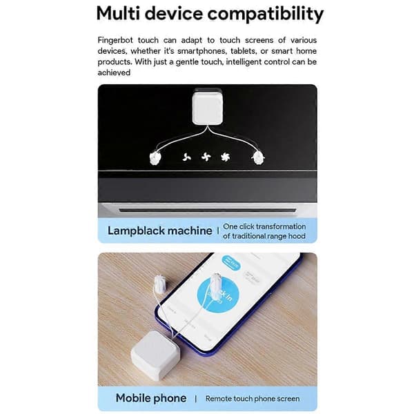 Tuya Fingerbot Pekskärm BLE Trådlös Touch Switch Robot Fjärrkontroll