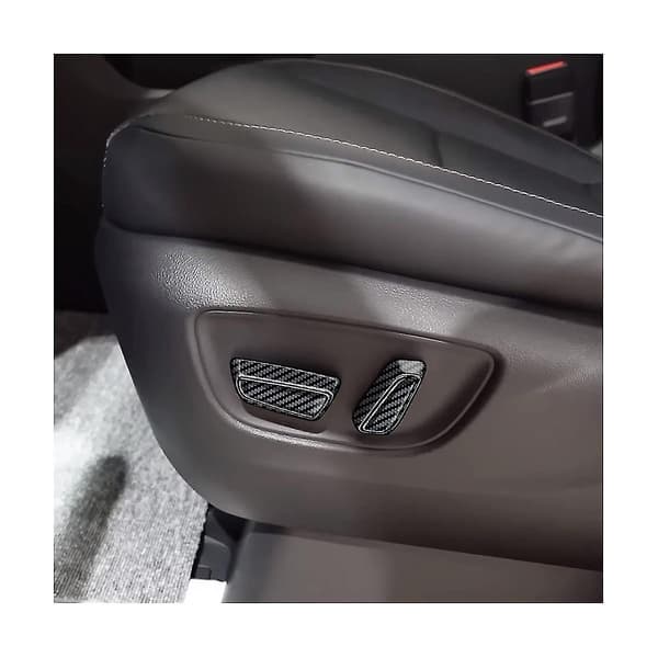 Bil Kolfiber Elektrisk Sätesknapp Ram Interiör Trim Tillbehör För Alphard 40 Serien 2023+