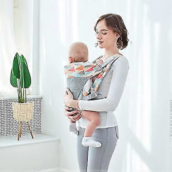 Bärsele, Bekväm 4-i-1 Bärsele för Spädbarn Ergonomisk Justerbar Hållare Portabel Konvertibel Ryggsäck för Bärande Fram och Bak för Spädbarn Småbarn Bebisar Gi