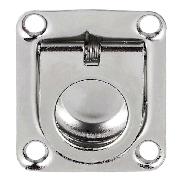 Båtluke Trekkringhåndtak 304 Rustfritt Stål Høy Hardhet for Yacht 44x38mm/1.7x1.5in