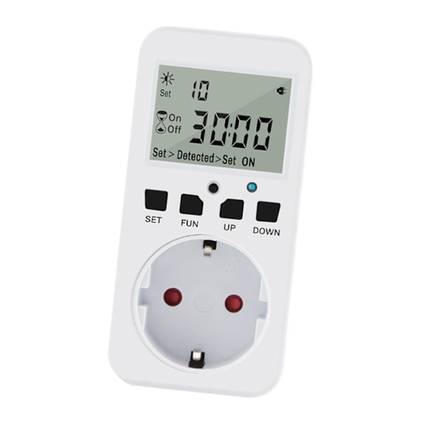 Timer Switch Programmerbar Timer Switch Fläkt Utomhus Digital Timer Uttag Kontakt