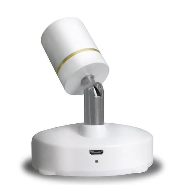 Spotlight Innendørs Mini Accent Lys Multifunksjonslys USB Lading Lampe LED Spotlight Trådløs Spotlight