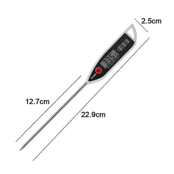 Termometer, Digital, Vattentät, Lång Sond, Exakt, Direktavläsning